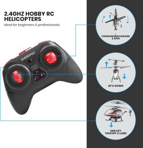 The DEERC DE52 Remote Control Helicopter